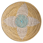 Wanddeko-Set BACNINH Seegras 46/35/30 cm Bunt