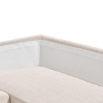 4-Sitzer Ecksofa hellbeige linksseitig BREDA