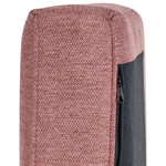 4-Sitzer Ecksofa rosa linksseitig BREDA