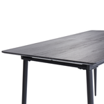 Ausziehbarer Esstisch GELANDA Grau 120/160 cm 80 cm