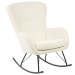 Schaukelsessel ANASET Bouclé Creme