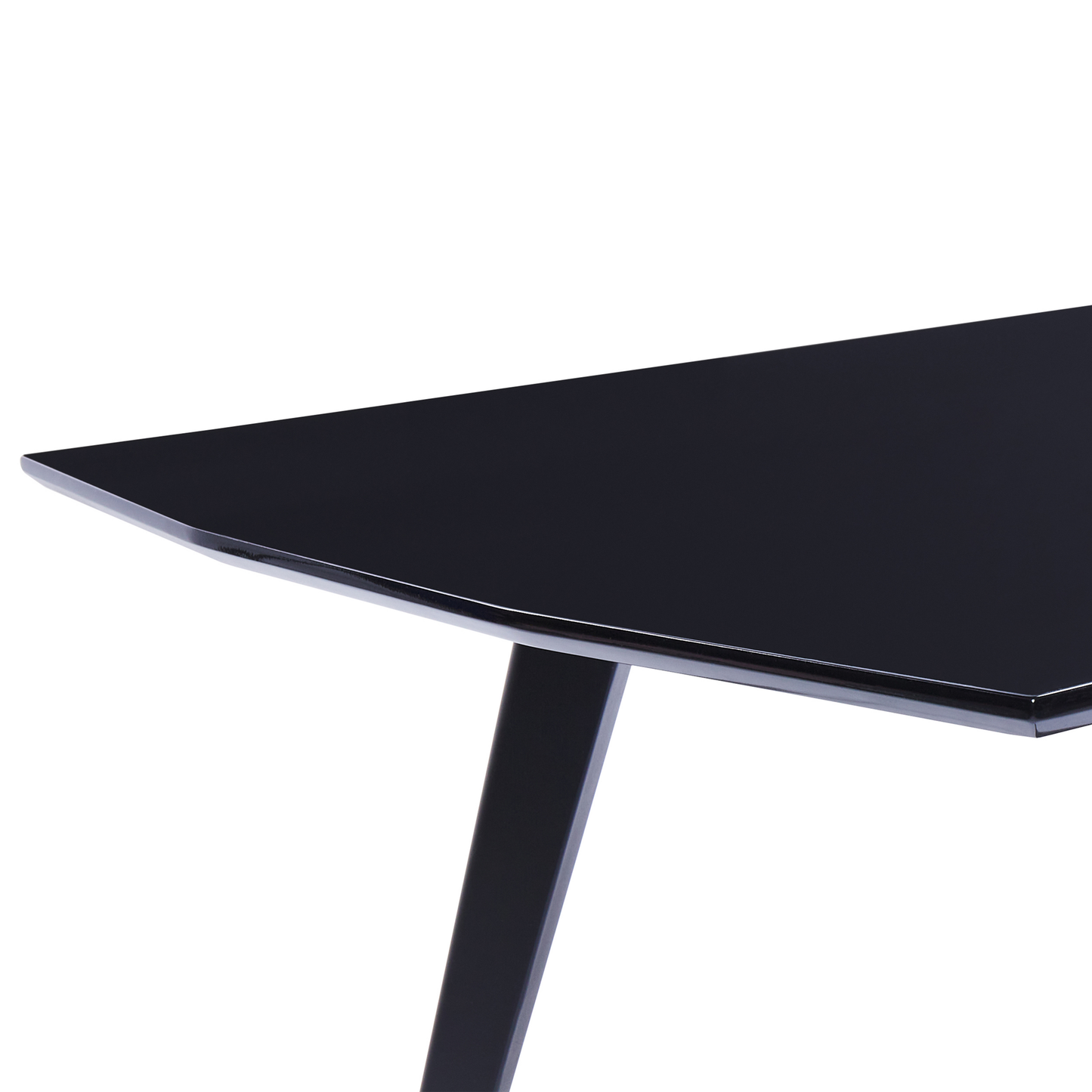 Esstisch MOSSLE Schwarz 160 cm 90 cm