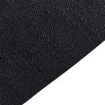 Teppich Jute schwarz 80 x 300 cm Kurzflor SINANKOY