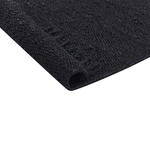 Teppich Jute schwarz 80 x 300 cm Kurzflor SINANKOY