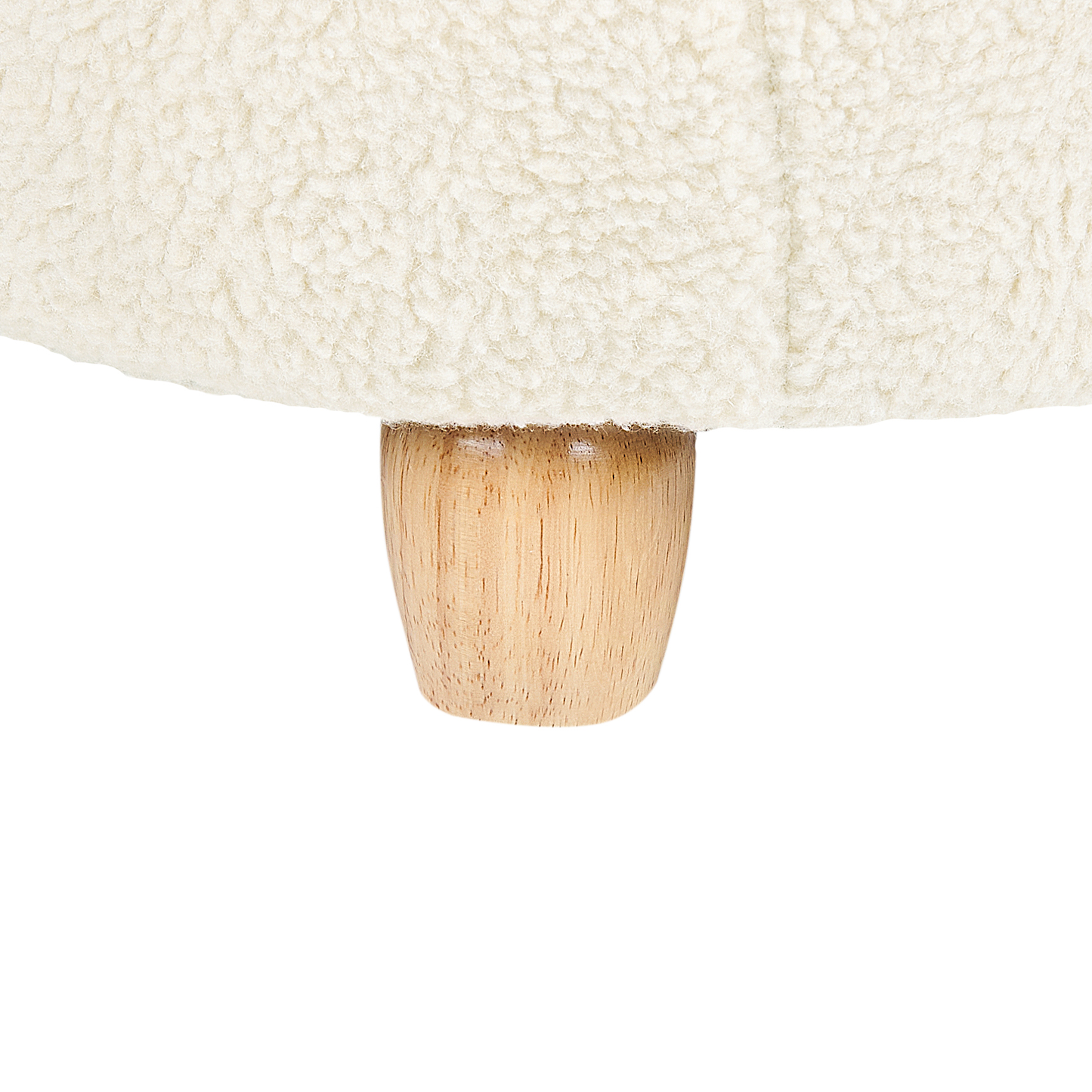 Kindersessel Teddy-Optik cremeweiss Tierform Bär MELBU