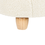 Kindersessel Teddy-Optik cremeweiss Tierform Bär MELBU