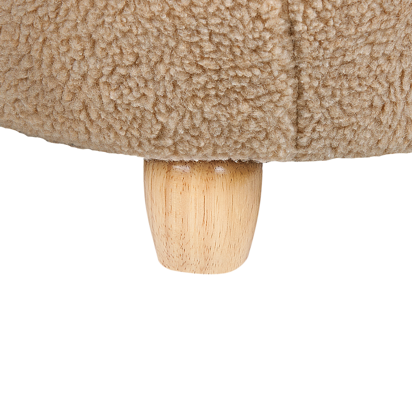 Kindersessel Teddy-Optik hellbraun Tierform Bär MELBU