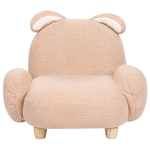 Kindersessel Teddy-Optik beige Tierform Hase KANNA