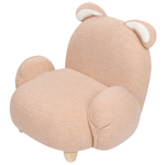 Kindersessel Teddy-Optik beige Tierform Hase KANNA