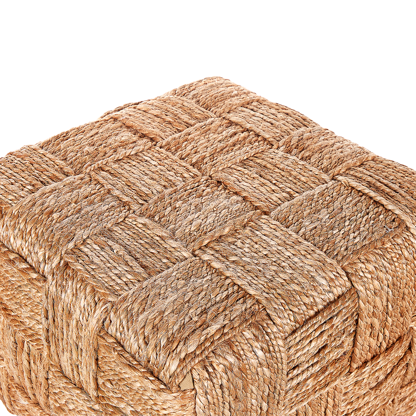 Pouf Jute beige 50 x 50 x 35 cm HOSRI