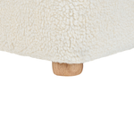 Kindersessel Teddy-Optik cremeweiss Tierform Einhorn LULEA