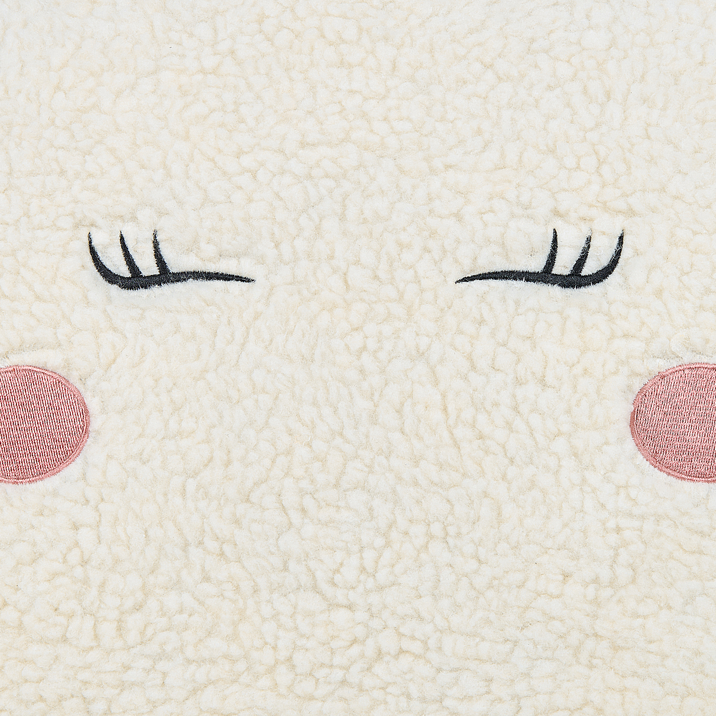 Kindersessel Teddy-Optik cremeweiss Tierform Einhorn LULEA