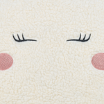 Kindersessel Teddy-Optik cremeweiss Tierform Einhorn LULEA