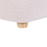 Kindersessel Teddy-Optik pastellrosa Tierform Einhorn LULEA