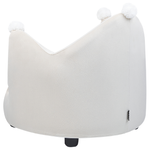 Kindersessel Samtstoff hellbeige Kronenform VEGA