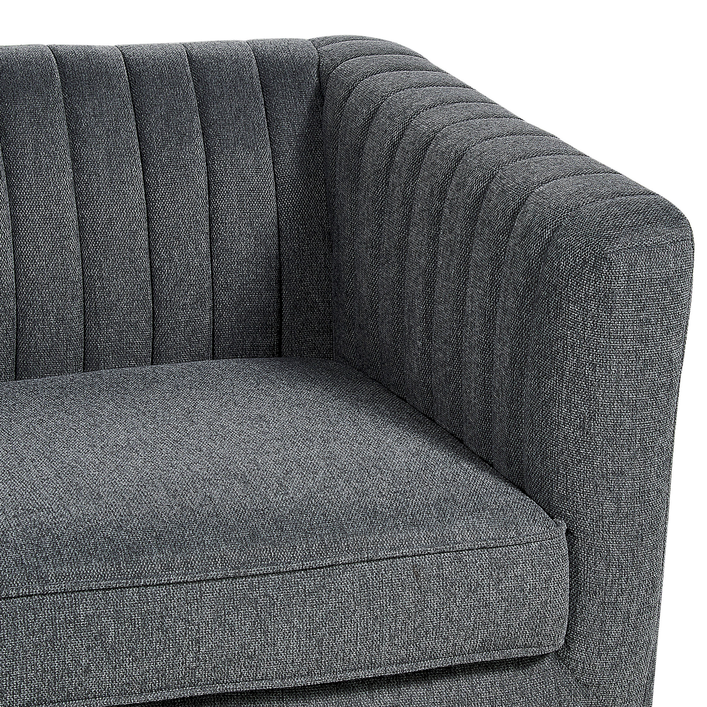 3-Sitzer Sofa dunkelgrau SKAULE