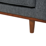 3-Sitzer Sofa dunkelgrau SKAULE