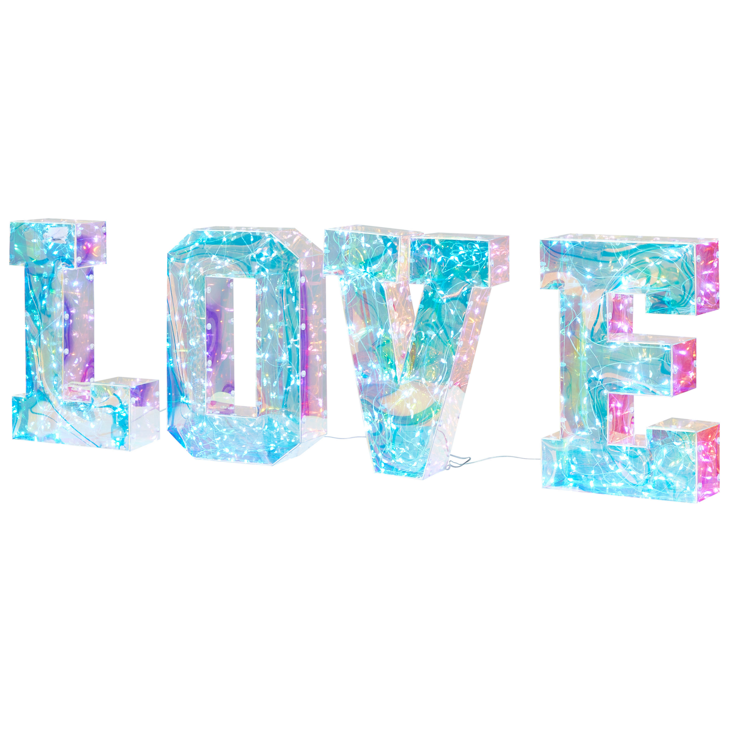 LED-Leuchtbuchstaben mehrfarbig 25 cm PROCYON