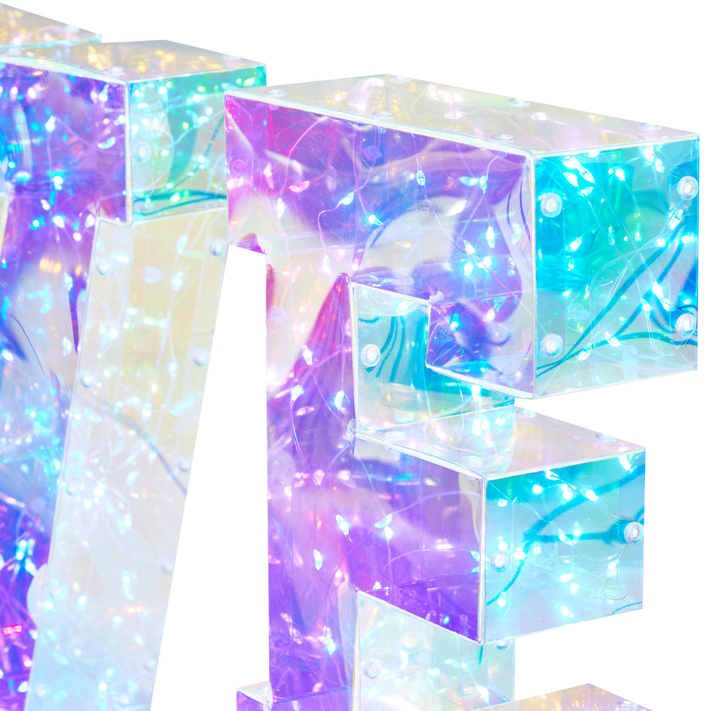 LED-Leuchtbuchstaben mehrfarbig 25 cm PROCYON