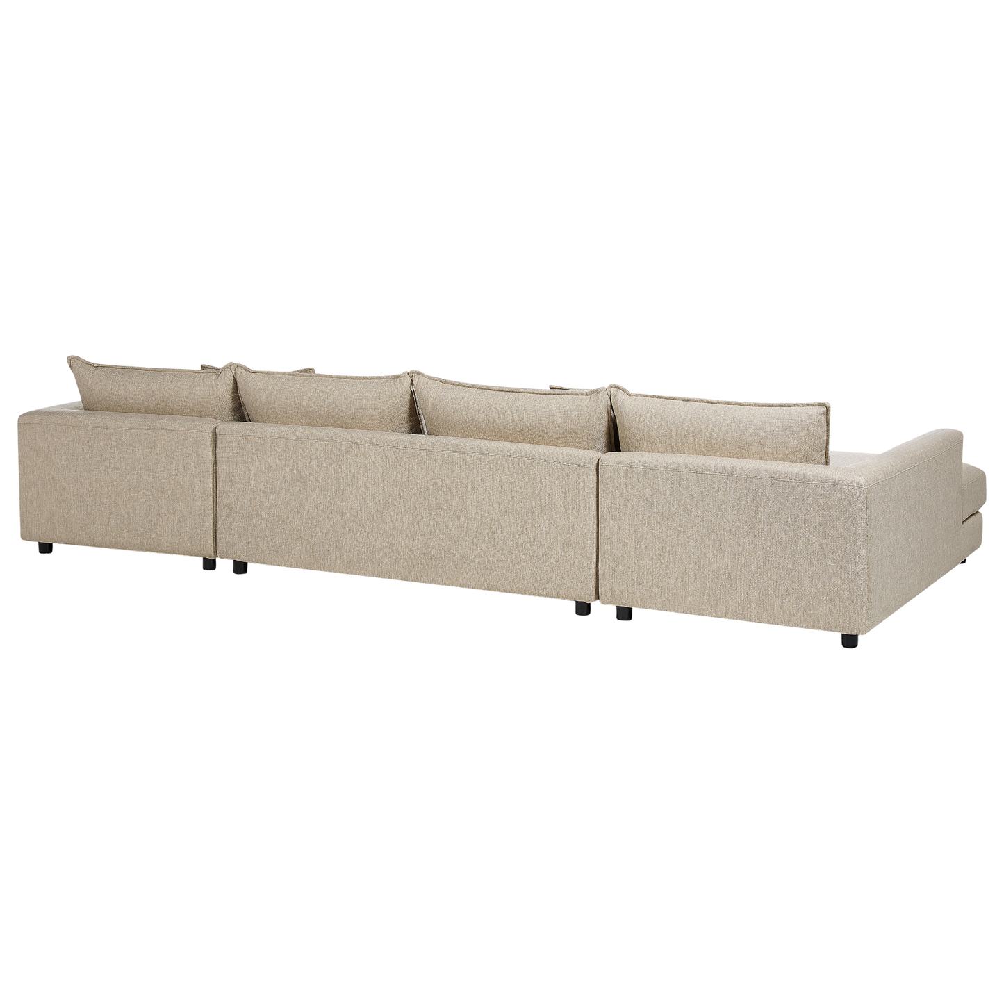 Wohnlandschaft U-förmig beige 5-Sitzer LILVIKEN