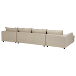 Wohnlandschaft U-förmig beige 5-Sitzer LILVIKEN