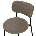 Esszimmerstuhl 2er Set CASEY Bouclé Taupe