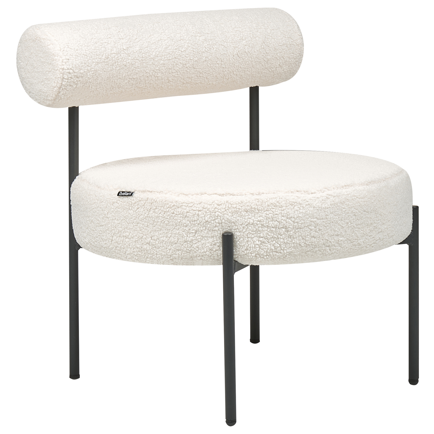 Sessel ALPHA Bouclé Weiss