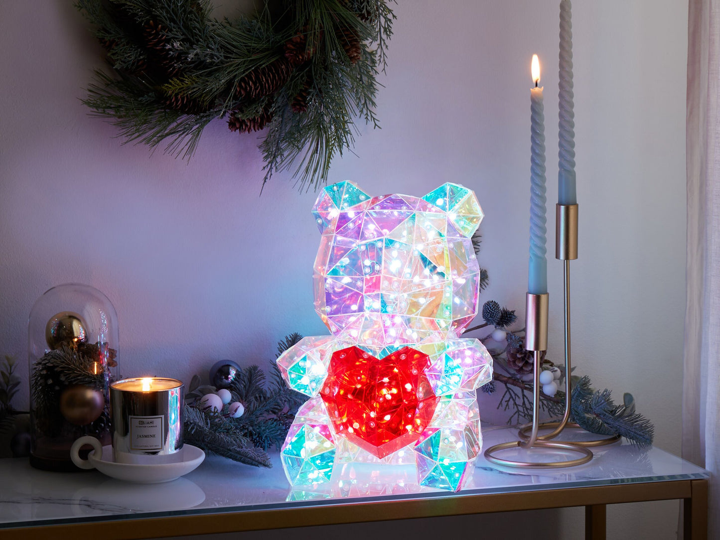 Dekoration Smart LED mehrfarbig Teddybär mit App-Steuerung 30 cm RIGEL