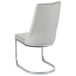 Esszimmerstuhl 2er Set ALTOONA Samtstoff Grau