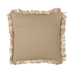 Dekokissen CIRSIUM Jute 45 x 45 cm Beige Streifenmuster