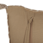 Dekokissen ERIGERON Jute 45 x 45 cm Beige Ohne Muster