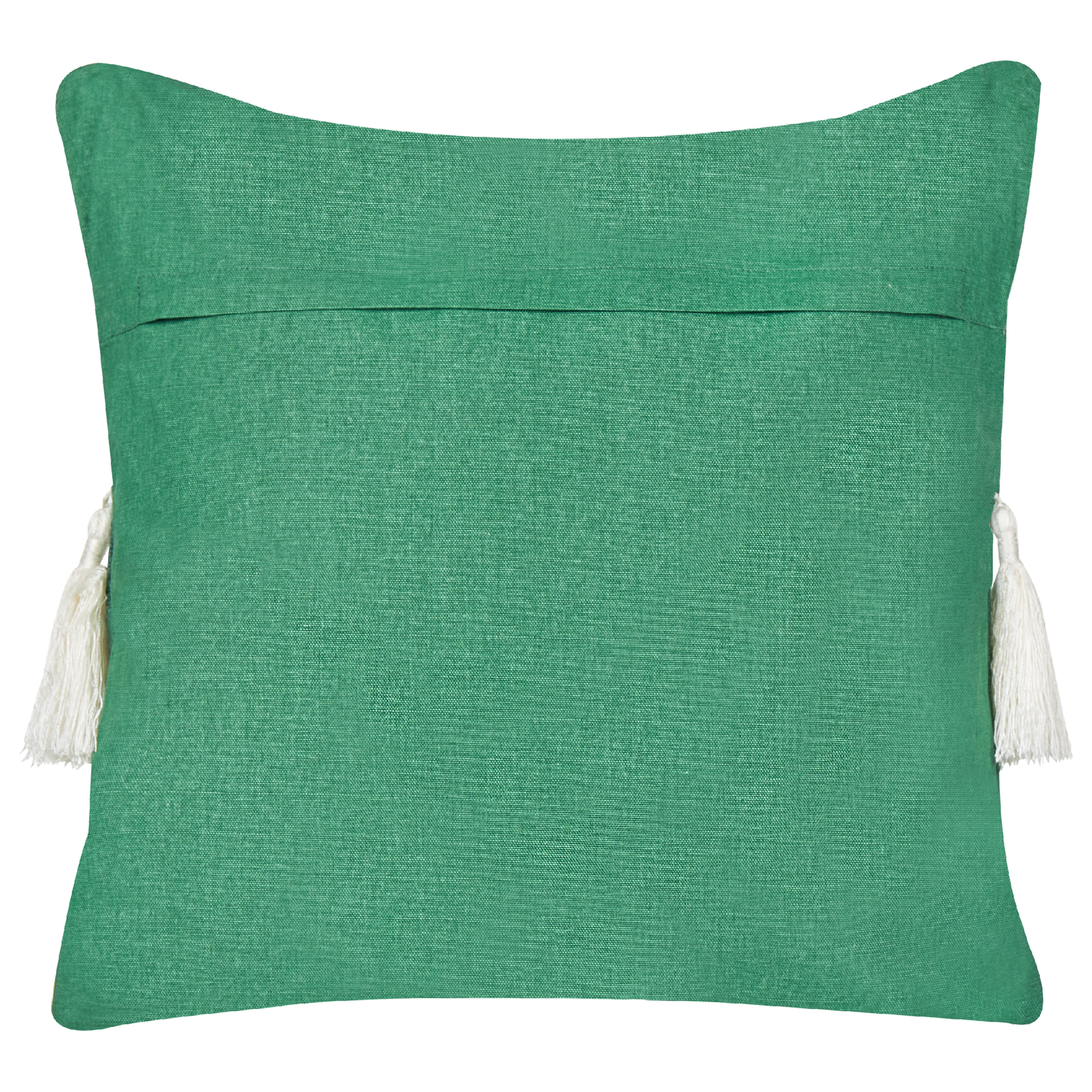 Dekokissen 2er Set ELETTARIA Baumwolle 45 x 45 cm Grün Weihnachtsmotiv