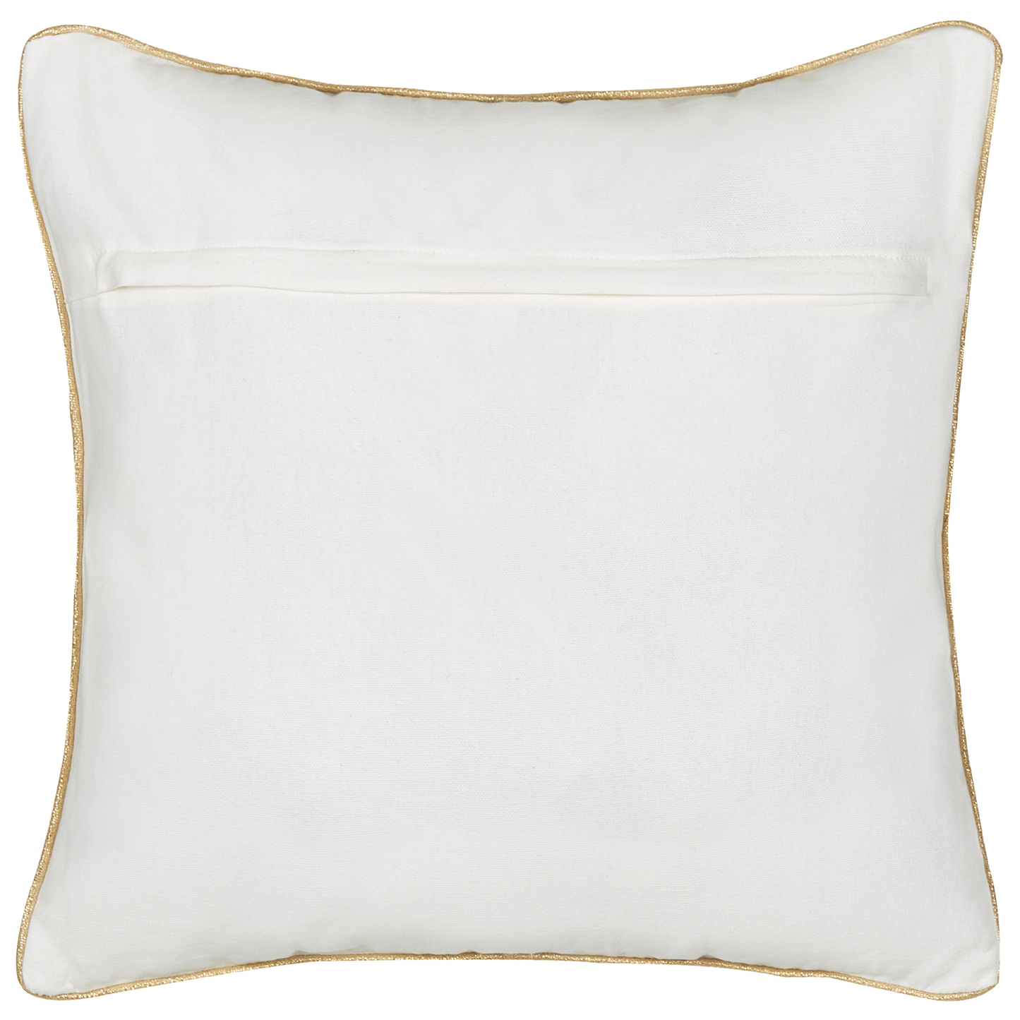 Dekokissen EPISCIA Baumwolle 45 x 45 cm Weiss Weihnachtsmotiv