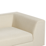 3-Sitzer Sofa sandbeige mit Kissen LERMON