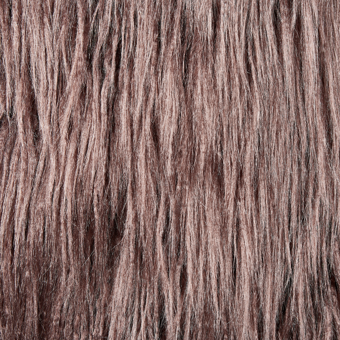 Dekokissen 2er Set COROKIA Webpelz 45 x 45 cm Braun Ohne Muster