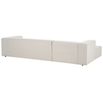 3-Sitzer Ecksofa hellbeige rechtsseitig VERNON