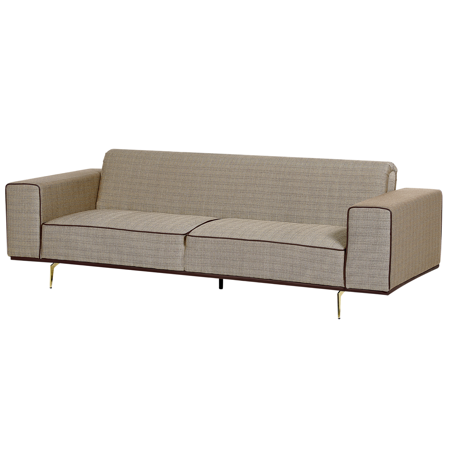 3-Sitzer Sofa Leinen hellbraun OSELO