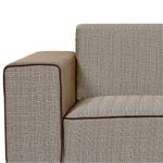 3-Sitzer Sofa Leinen hellbraun OSELO