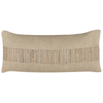 Dekokissen 2er Set LUINA Jute 30 x 70 cm Beige Ohne Muster