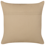Dekokissen 2er Set DESALIX Jute 45 x 45 cm Beige Streifenmuster