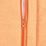 Dekokissen LITHOPS Samtstoff 30 x 50 cm Orange Weihnachtsmotiv