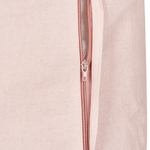 Dekokissen 2er Set MURRAYA Samtstoff 45 x 45 cm Rosa Weihnachtsmotiv