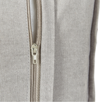 Dekokissen MURRAYA Samtstoff 45 x 45 cm Grau Weihnachtsmotiv