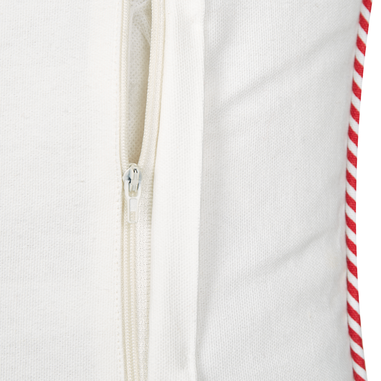 Dekokissen 2er Set STAPELIA Baumwolle 45 x 45 cm Weiss Weihnachtsmotiv