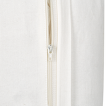 Dekokissen 2er Set VALLOTA Baumwolle 45 x 45 cm Weiss Weihnachtsmotiv