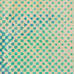 Teppich blau-grün 160 x 230 cm Flecken-Motiv Kurzflor SUSUZ