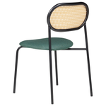 Esszimmerstuhl 2er Set ADAVER Metall Schwarz