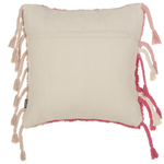 Dekokissen 2er Set BISTORTA Baumwolle 45 x 45 cm Rosa Geometrisches Muster