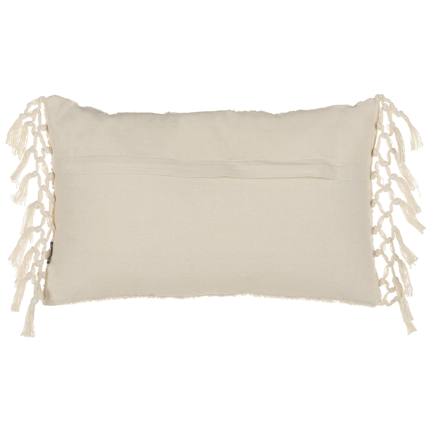 Baumwollkissen mit Quasten, 30 x 50 cm, mehrfarbig, CALTHA