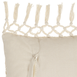 Kissen 2er Set Getuftet Baumwolle Beige CALTHA 30 x 50 cm
